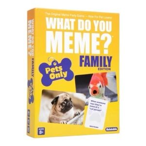What Do You Meme? Family Edition: Pets Only Card Game - NWT